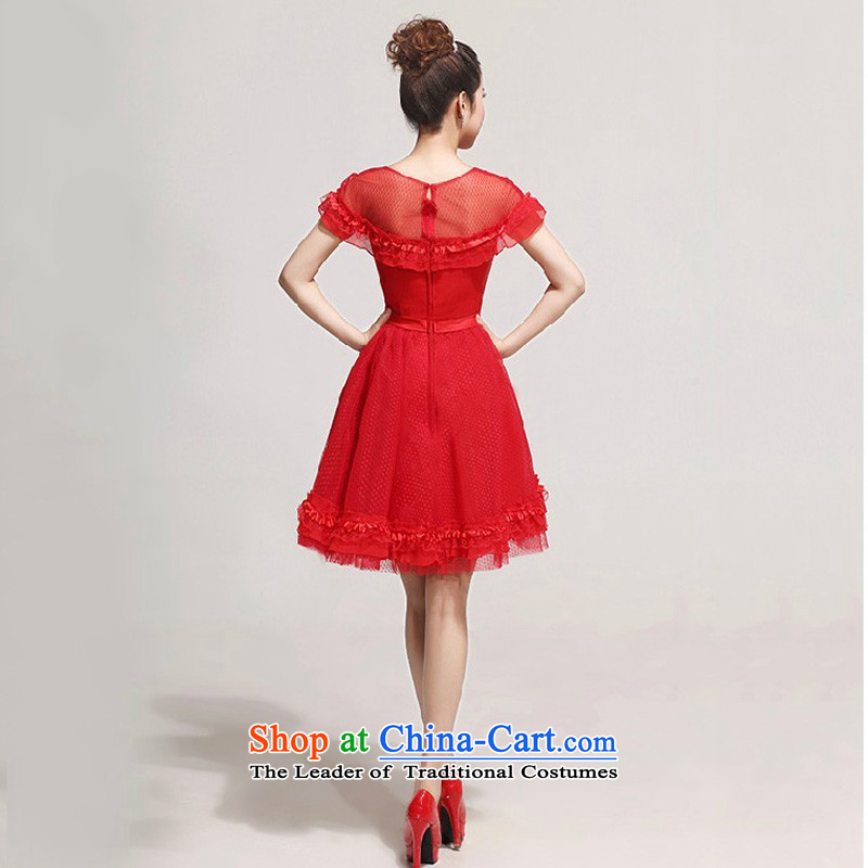 2014 new bride treasure bride bridesmaid small dress sweet fairy tale wedding gown, Short Princess short of evening red 9, a foot waist baby Bride (BABY BPIDEB) , , , shopping on the Internet