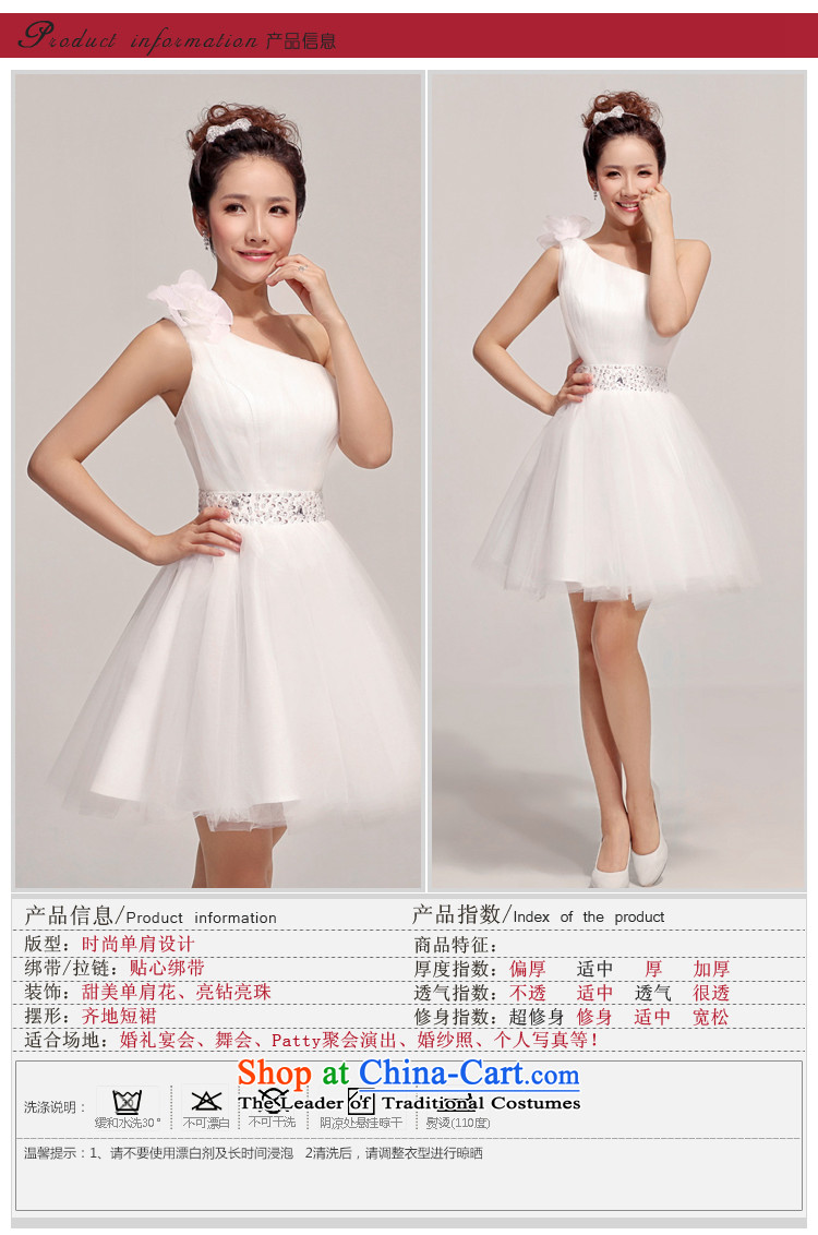 2014 new bride treasure bride bows services Beveled Shoulder short) bridesmaid skirt Korean shoulder flowers wedding dresses red waist a foot 9 pictures, prices, brand platters! The elections are supplied in the national character of distribution, so action, buy now enjoy more preferential! As soon as possible.
