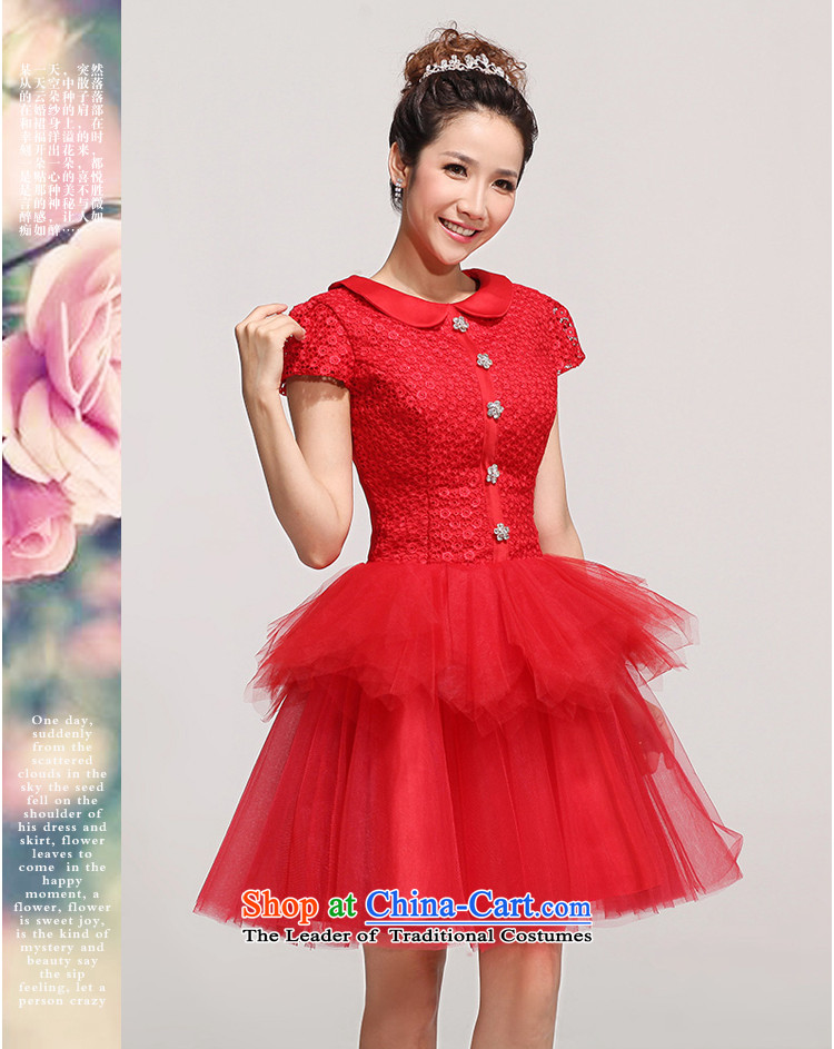 Baby bride bride wedding dress red lace short) bows services bridesmaid wedding dinner dress red XXL picture, prices, brand platters! The elections are supplied in the national character of distribution, so action, buy now enjoy more preferential! As soon as possible.