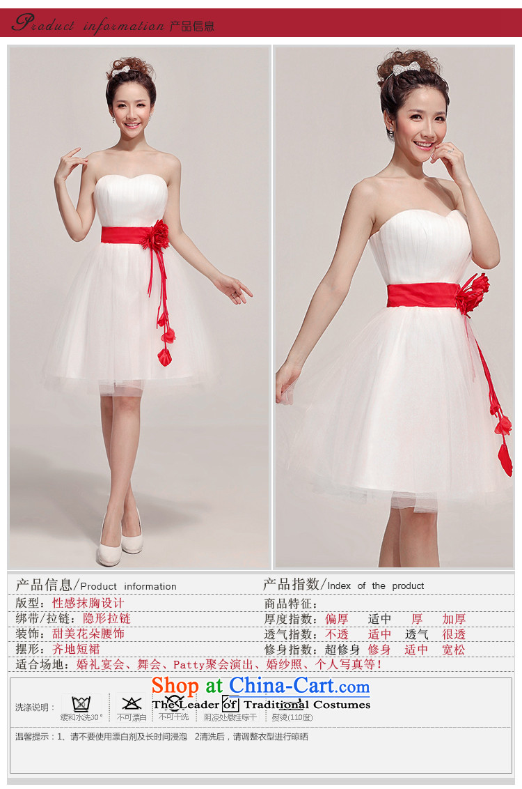 Baby bride Dress Short, 2014 New wedding dresses bridesmaid dress short skirt Korean small dress princess skirt White XL Photo, prices, brand platters! The elections are supplied in the national character of distribution, so action, buy now enjoy more preferential! As soon as possible.