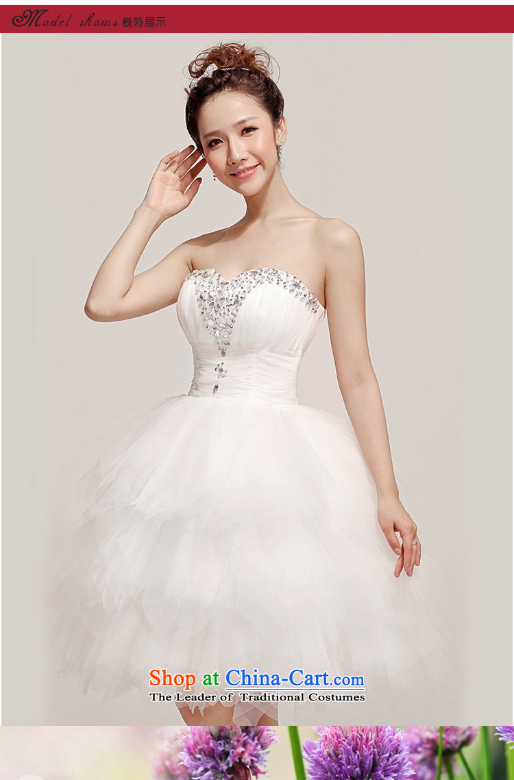 Baby bride 2014 Summer new bride wedding dress and diamond short of chest bridesmaid small white dress XL pictures, prices, brand platters! The elections are supplied in the national character of distribution, so action, buy now enjoy more preferential! As soon as possible.