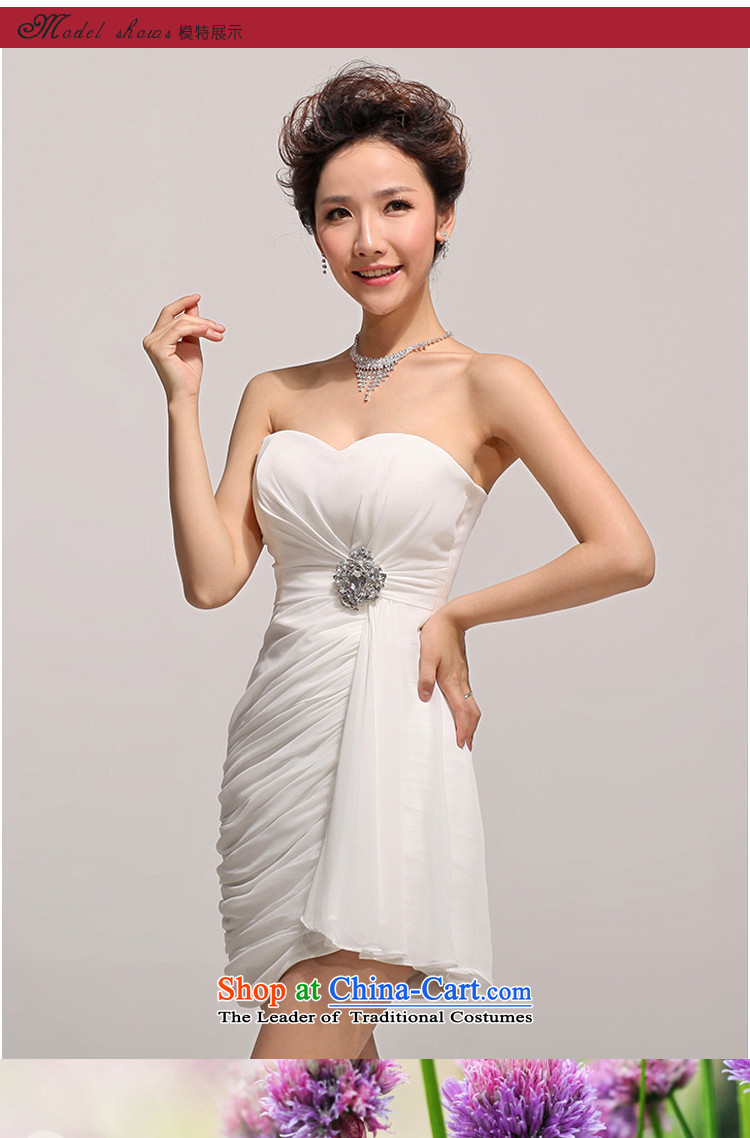Baby bride Sau San Sin bows services evening dresses bridesmaid Dress Short of Princess small dress wiping the chest dresses Korean White XXL picture, prices, brand platters! The elections are supplied in the national character of distribution, so action, buy now enjoy more preferential! As soon as possible.