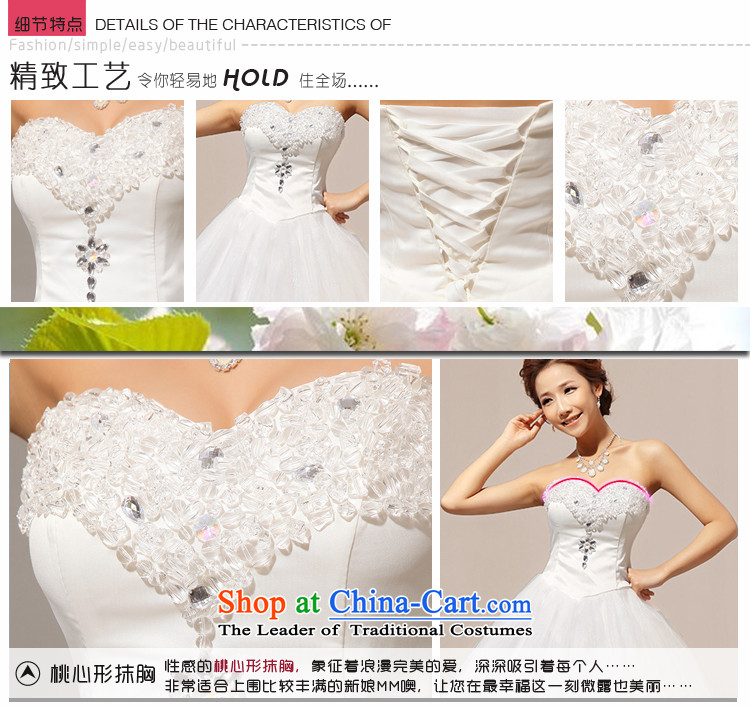 Baby bride new spring and fall 2014 outdoor fresh minimalistic anointed chest Korean video thin tether strap pearl given crystal wedding dresses white L picture, prices, brand platters! The elections are supplied in the national character of distribution, so action, buy now enjoy more preferential! As soon as possible.