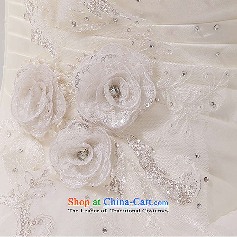 Baby bride Summer 2014 new stylish Sweet flowers Korean Won-marriages wedding dresses m White XXL, elegant Bride (BABY BPIDEB treasure) , , , shopping on the Internet