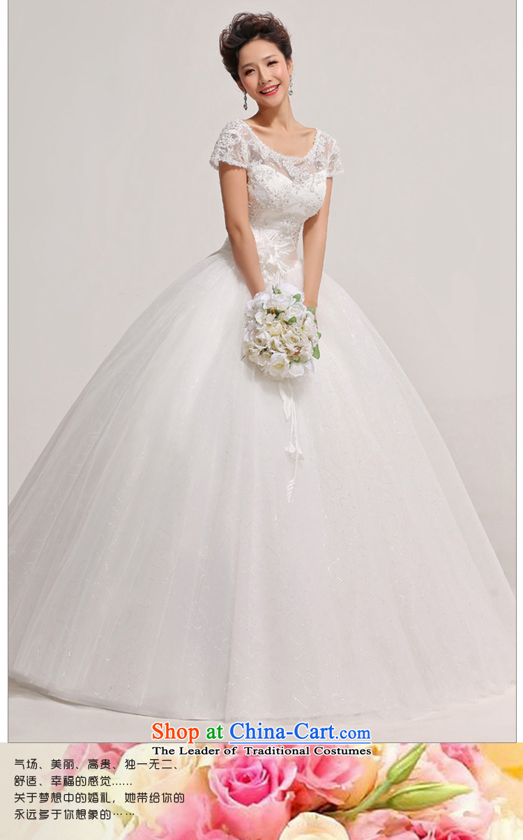Baby bride package shoulder wedding dresses new 2014 engraving lace Korean word shoulder straps, princess sepia pictures white L, prices, brand platters! The elections are supplied in the national character of distribution, so action, buy now enjoy more preferential! As soon as possible.