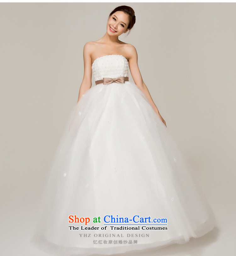 Recalling that hates makeup and the spring and summer months pregnant women Korean style wedding Top Loin bow tie new alignment with Chest straps sweet princess new H12144 2015 White XL Photo, prices, brand platters! The elections are supplied in the national character of distribution, so action, buy now enjoy more preferential! As soon as possible.