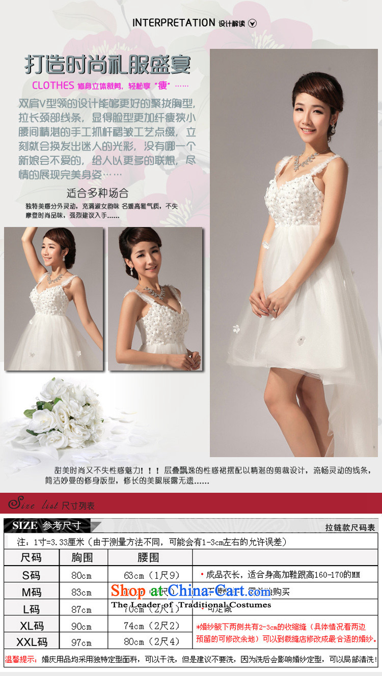 Baby bride wedding dresses new 2014 front stub and drag the small diamond wedding dress skirt booking summer m White L picture, prices, brand platters! The elections are supplied in the national character of distribution, so action, buy now enjoy more preferential! As soon as possible.