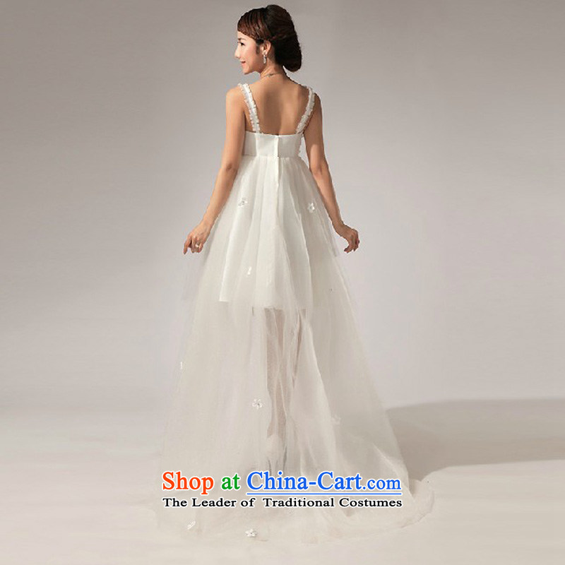 Baby bride wedding dresses new 2014 front stub and drag the small diamond wedding dress skirt booking summer m White L, darling Bride (BABY BPIDEB) , , , shopping on the Internet