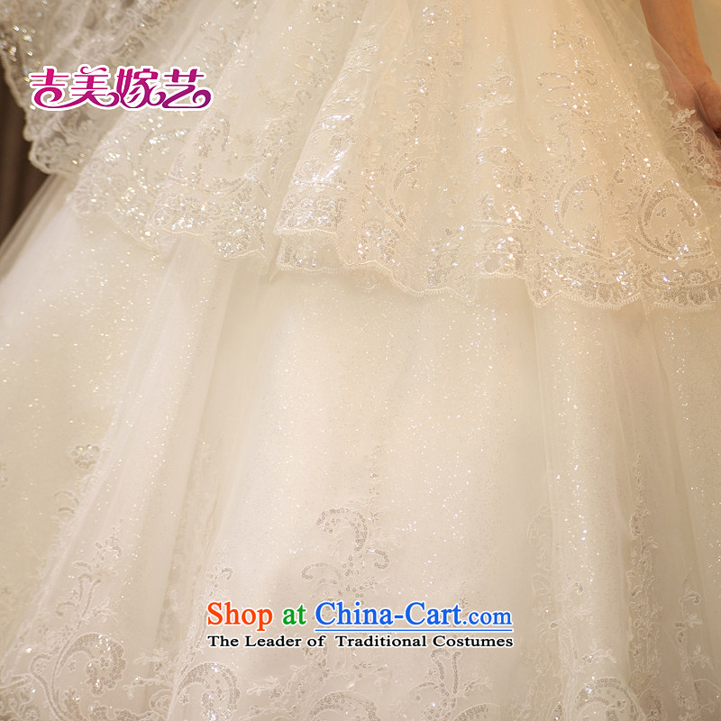 Pre-sale products in Beijing - wedding dresses Kyrgyz-american married arts large wedding 2015 new anointed chest Korean Princess Bride 997 wedding dress ivory -1.5 m tail XXL, Kyrgyz-american married arts , , , shopping on the Internet