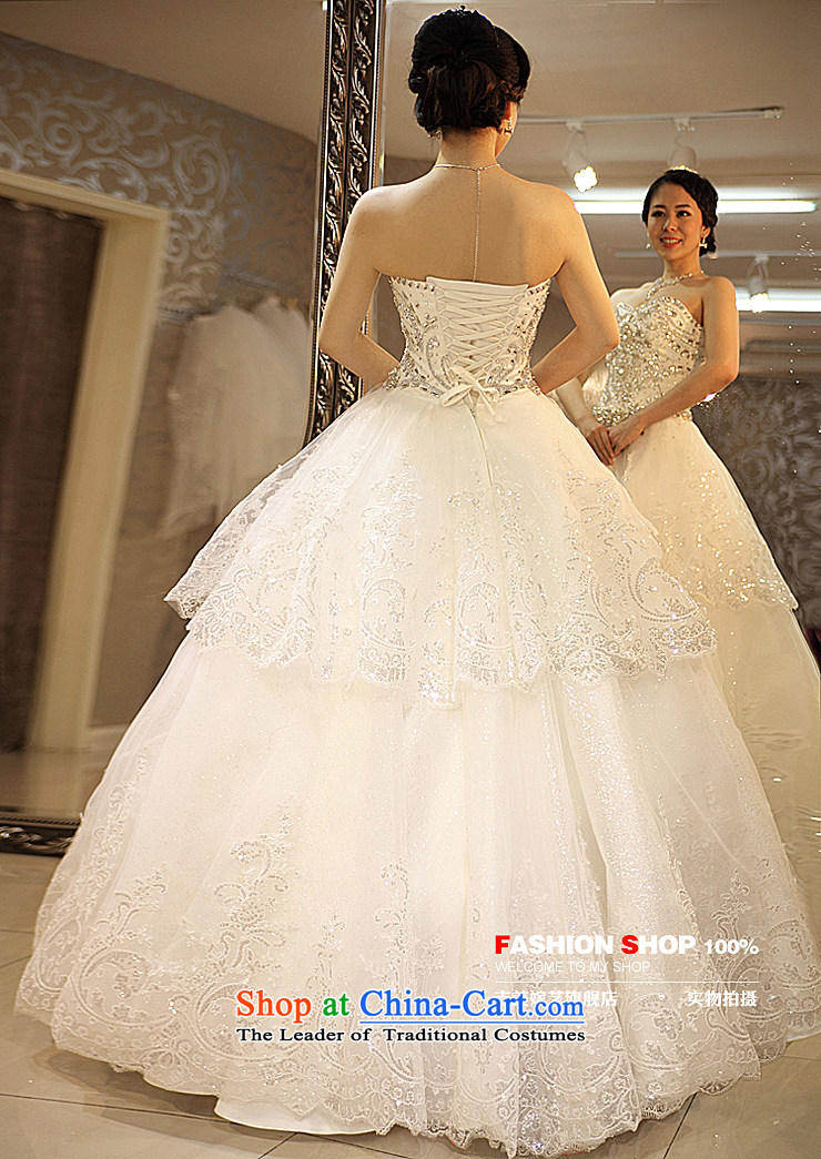 Pre-sale products in Beijing - wedding dresses Kyrgyz-american married arts large wedding 2015 new anointed chest Korean Princess Bride 997 wedding dress ivory -1.5 m tail XXL picture, prices, brand platters! The elections are supplied in the national character of distribution, so action, buy now enjoy more preferential! As soon as possible.