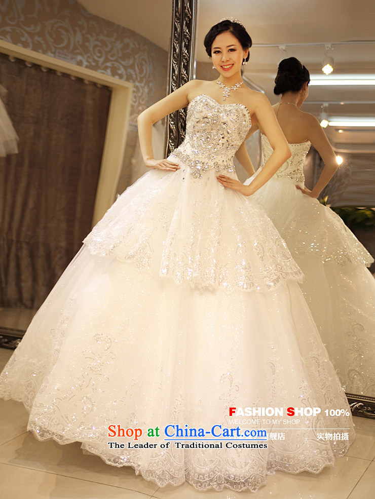 Pre-sale products in Beijing - wedding dresses Kyrgyz-american married arts large wedding 2015 new anointed chest Korean Princess Bride 997 wedding dress ivory -1.5 m tail XXL picture, prices, brand platters! The elections are supplied in the national character of distribution, so action, buy now enjoy more preferential! As soon as possible.