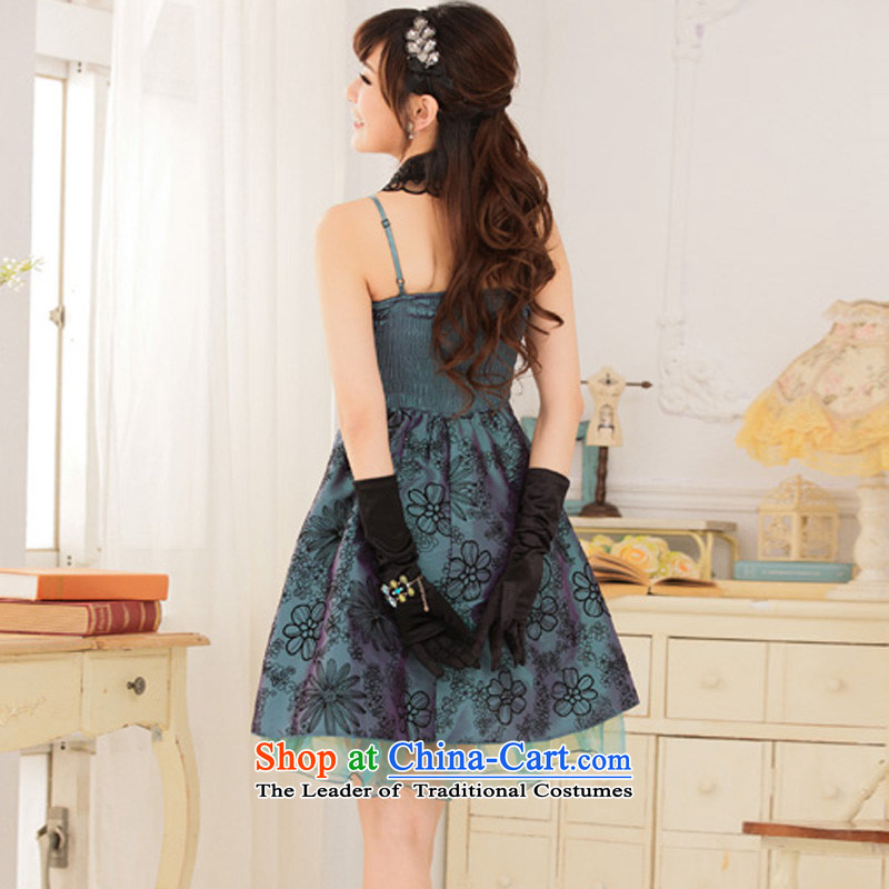 Large glued to the Eiffel flocking wrapped chest straps small Dress Short of 2015 Korean banquet bridesmaid annual meeting of the chairpersons of nostalgia for the evening dress code 4750 black skirt are glued to the Eiffel Tower, , , , shopping on the In
