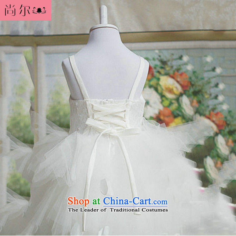 The population of Taiwan New 2013 children wedding dresses bon bon Kwan will children's wear dresses Flower Girls dress code, 8 white XS2160 naoji a , , , shopping on the Internet