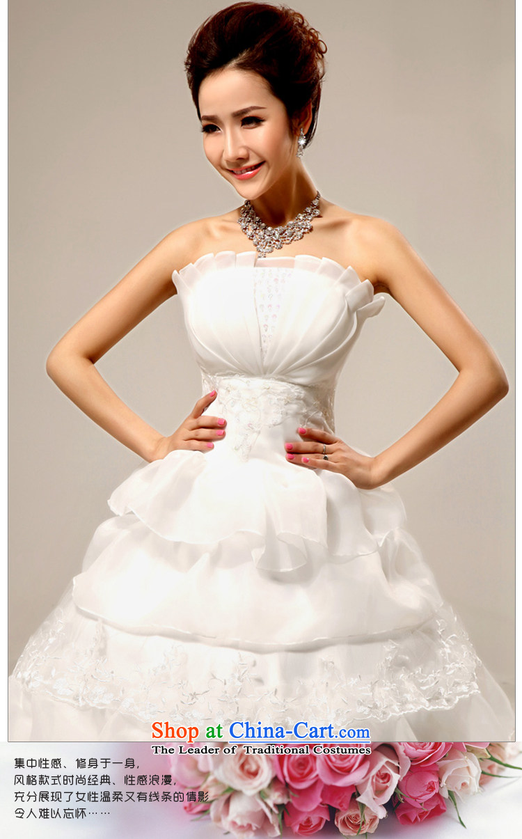 Baby bride wedding Korean version of the new 2014 anointed chest cake skirt marriages wedding dress photo building photography m White made no returns the size of the picture messages/, prices, brand platters! The elections are supplied in the national character of distribution, so action, buy now enjoy more preferential! As soon as possible.