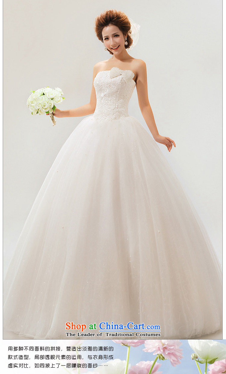 2014 new bride treasure wedding sweet elegant Korean sweet retro marriages wedding dresses m White L picture, prices, brand platters! The elections are supplied in the national character of distribution, so action, buy now enjoy more preferential! As soon as possible.