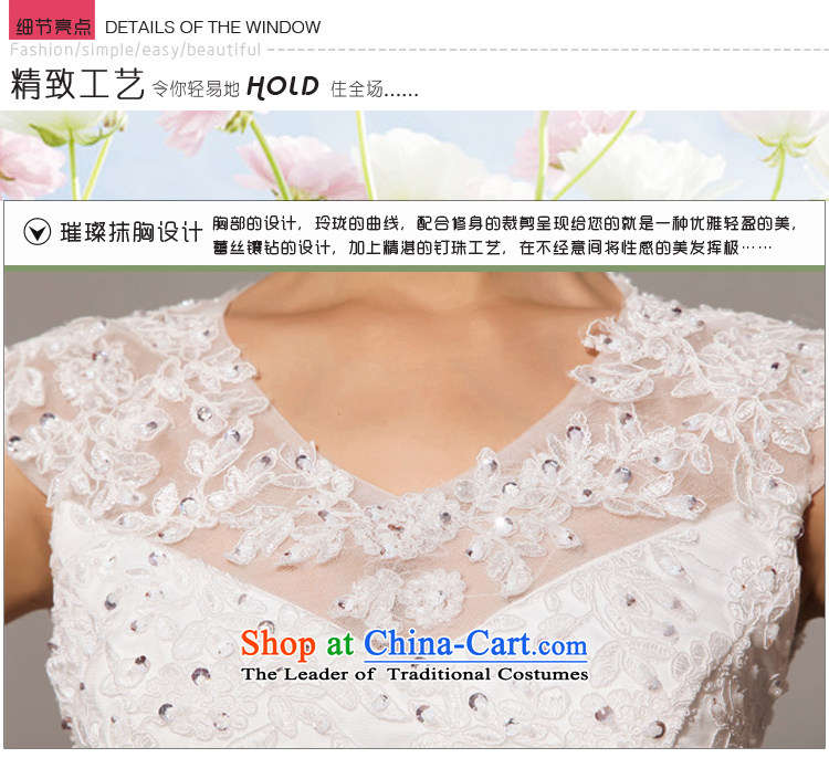 2014 new bride treasure angel lace on small trailing wedding dresses wedding dresses of the same drama female m White L picture, prices, brand platters! The elections are supplied in the national character of distribution, so action, buy now enjoy more preferential! As soon as possible.