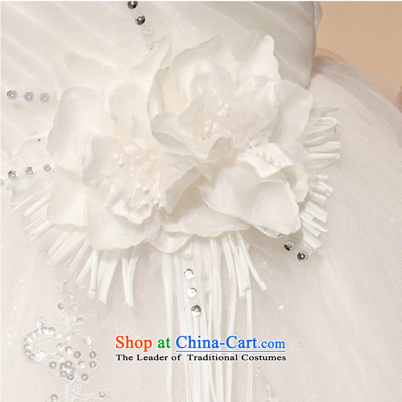 Baby bride wedding dresses 2014 new shoulder to align the wedding dress sweet princess bon bon skirt wedding White M TREASURE (BABY BPIDEB bride) , , , shopping on the Internet