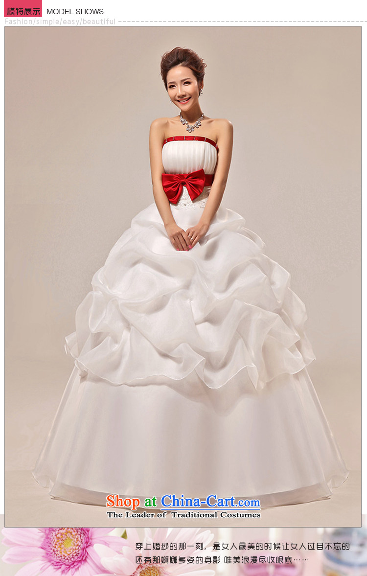 New bride treasure wedding dresses and stylish Korean sweet Princess Mary Magdalene Chest straps marriages wedding dresses made white does not return - Size of pictures, please leave a message price, brand platters! The elections are supplied in the national character of distribution, so action, buy now enjoy more preferential! As soon as possible.