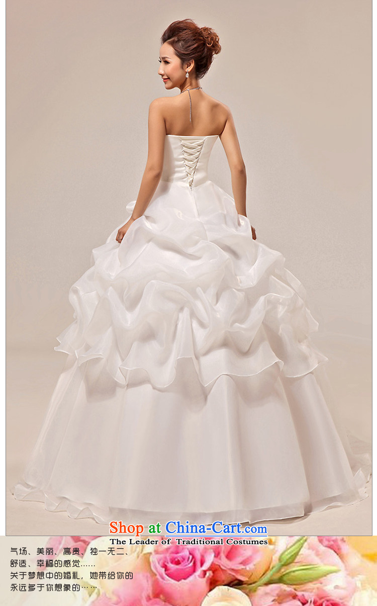 New bride treasure wedding dresses and stylish Korean sweet Princess Mary Magdalene Chest straps marriages wedding dresses made white does not return - Size of pictures, please leave a message price, brand platters! The elections are supplied in the national character of distribution, so action, buy now enjoy more preferential! As soon as possible.
