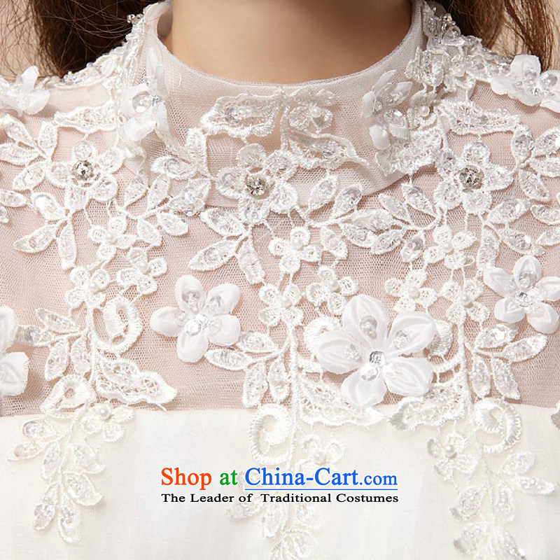 The 2014 new bride treasure stylish Korean wedding sweet princess wedding a field to align the shoulder wedding lace package shoulder strap white L, darling Bride (BABY BPIDEB) , , , shopping on the Internet