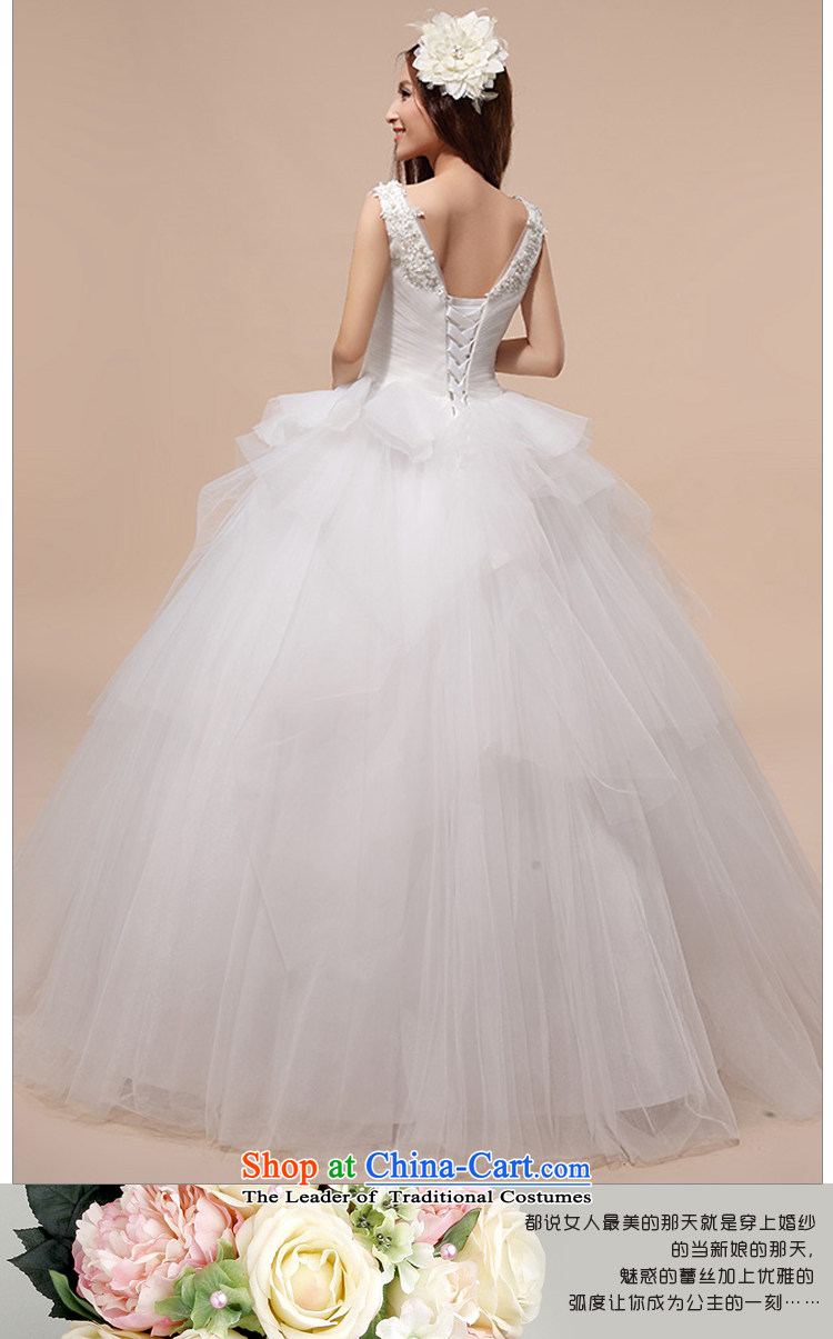 Baby bride bride wedding dresses Korean skirt wedding parties princess deep V-Neck Wedding 2014 White M new picture, prices, brand platters! The elections are supplied in the national character of distribution, so action, buy now enjoy more preferential! As soon as possible.