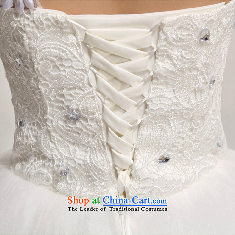 2013 new bride love Korean Princess Bride shoulder wedding dresses larger custom Korean pregnant women shoulder a made-to-Water White Flower Does Not Return - The size of the messages, darling Bride (BABY BPIDEB) , , , shopping on the Internet