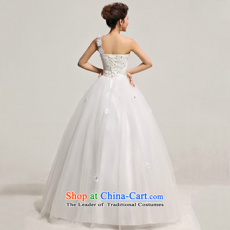 2013 new bride love Korean Princess Bride shoulder wedding dresses larger custom Korean pregnant women shoulder a made-to-Water White Flower Does Not Return - The size of the messages, darling Bride (BABY BPIDEB) , , , shopping on the Internet