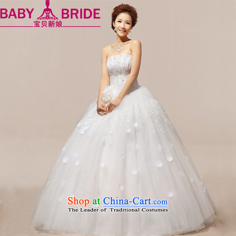 Baby bride spring 2014 new stylish hotel to align the breast tissue stars sweet wedding dress suit Korean upscale version?XXL