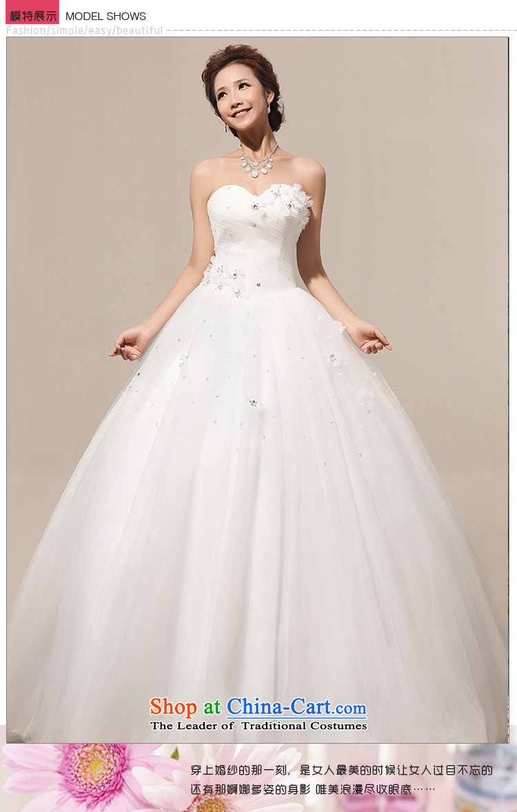 2014 new bride treasure on the new manual flowers Marquee to skirt retro white Korean brides wedding dresses m White L picture, prices, brand platters! The elections are supplied in the national character of distribution, so action, buy now enjoy more preferential! As soon as possible.