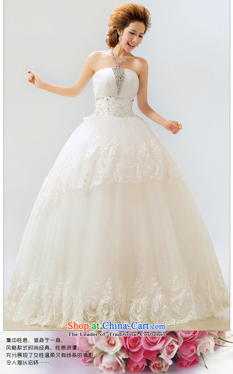 2014 new bride treasure retro stars of the same flash light drill Korean bon bon marriages wedding dresses white L picture, prices, brand platters! The elections are supplied in the national character of distribution, so action, buy now enjoy more preferential! As soon as possible.