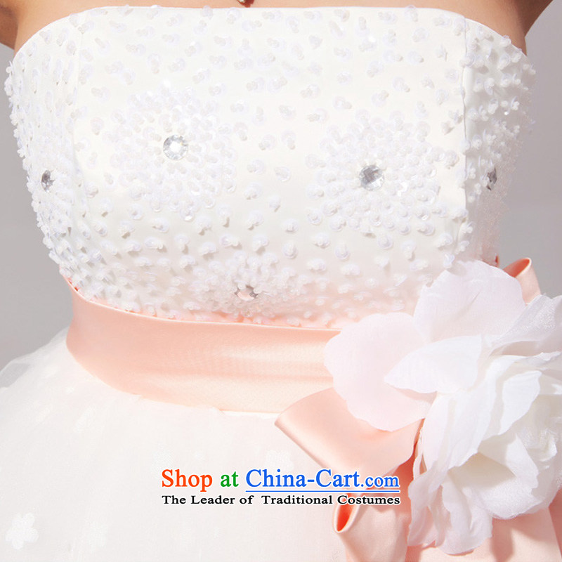 2014 new bride treasure sweet large Korean pregnant women wedding wedding dress wiping the chest wedding outdoor white made no returns - The size of the messages, darling Bride (BABY BPIDEB) , , , shopping on the Internet