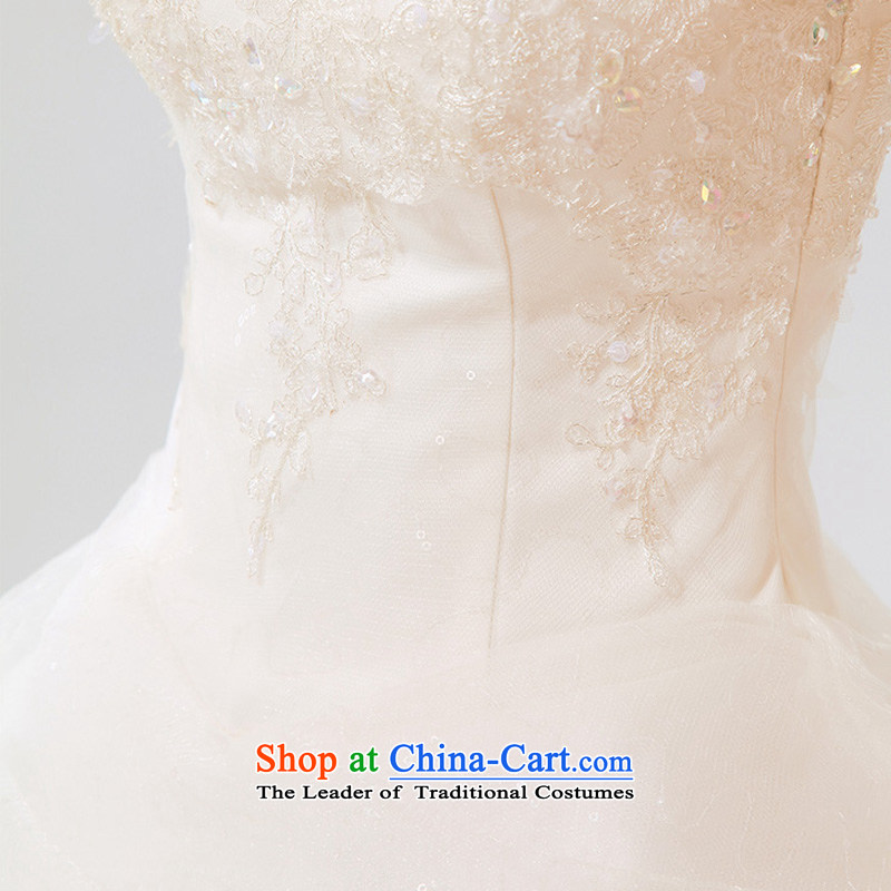 2014 new bride treasure bride wedding dresses lace on-chip integrated with sweet bride wedding white S, darling Bride (BABY BPIDEB) , , , shopping on the Internet
