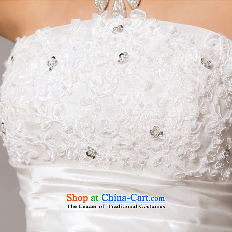 Baby bride 2014 Summer new name door wipe chest advanced lace foutune crowsfoot wedding dresses bride loading White XL, darling Bride (BABY BPIDEB) , , , shopping on the Internet