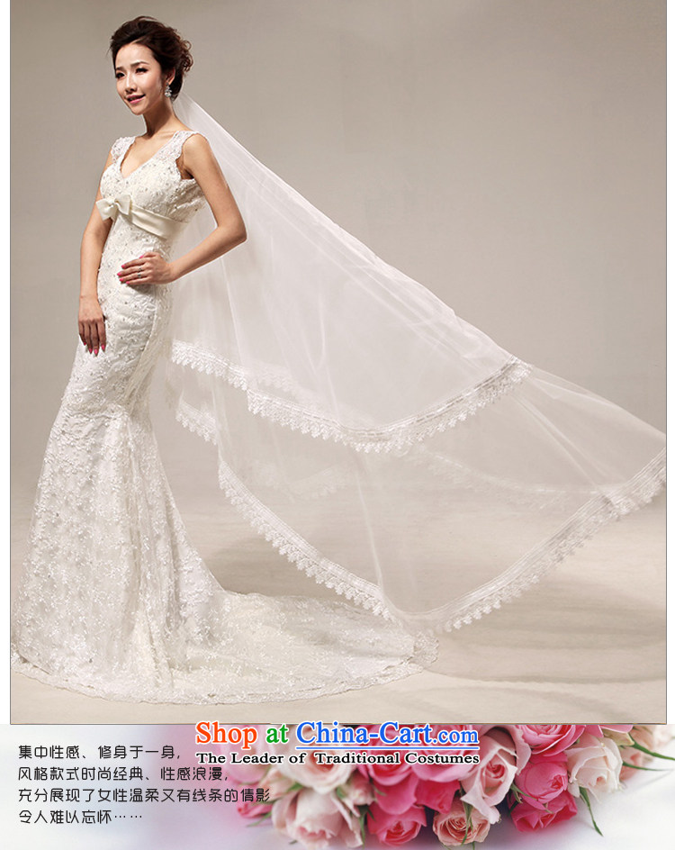 Baby bride wedding dresses deep V shoulders lace sweet foutune crowsfoot small trailing marriages wedding dresses m White XXL picture, prices, brand platters! The elections are supplied in the national character of distribution, so action, buy now enjoy more preferential! As soon as possible.