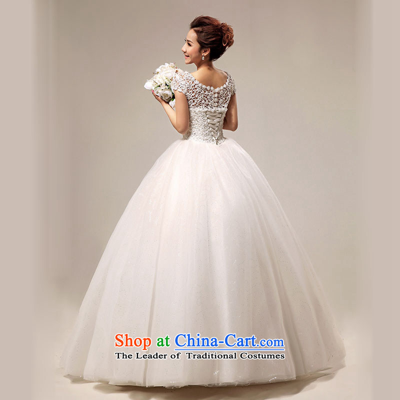 Baby bride winter Wedding 2014 new Korean word shoulder sweet lace princess to align the wedding white made no returns - The size of the messages, darling Bride (BABY BPIDEB) , , , shopping on the Internet