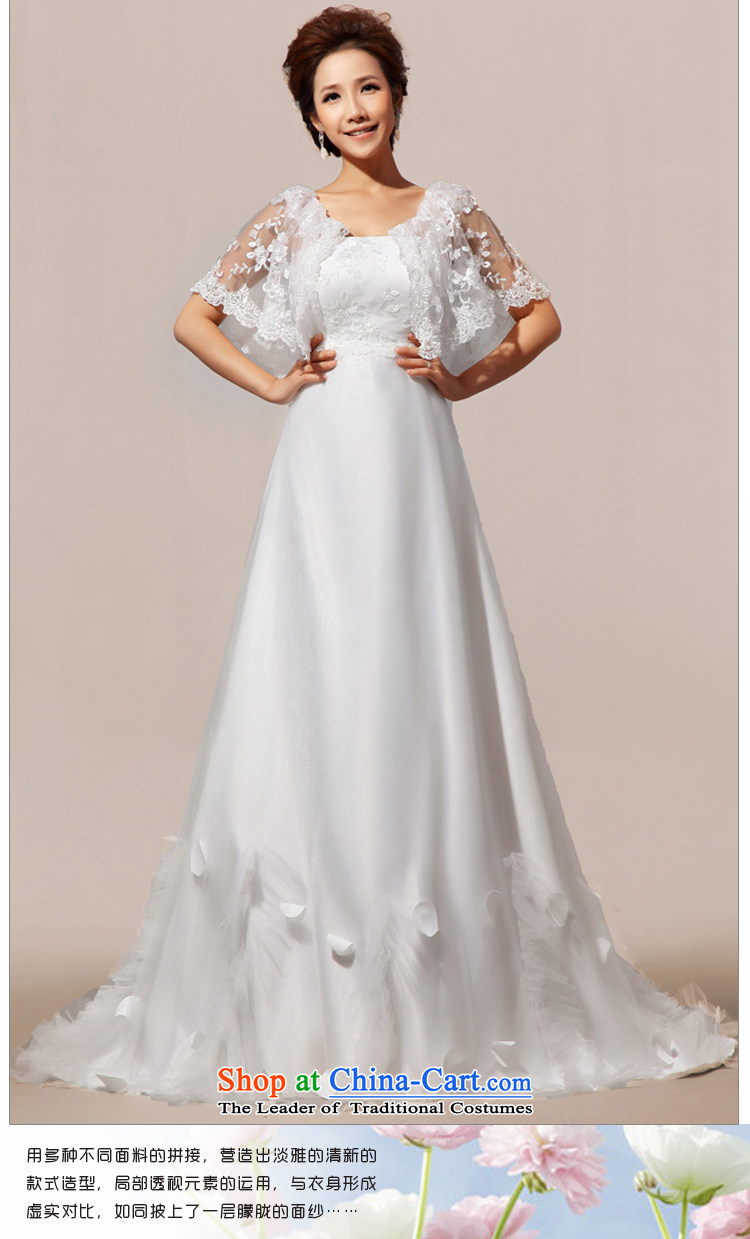 2014 new bride treasure angel lace summer, a field shoulder lace small crowsfoot tail wedding dresses wedding dresses made white does not return - Size of pictures, please leave a message price, brand platters! The elections are supplied in the national character of distribution, so action, buy now enjoy more preferential! As soon as possible.