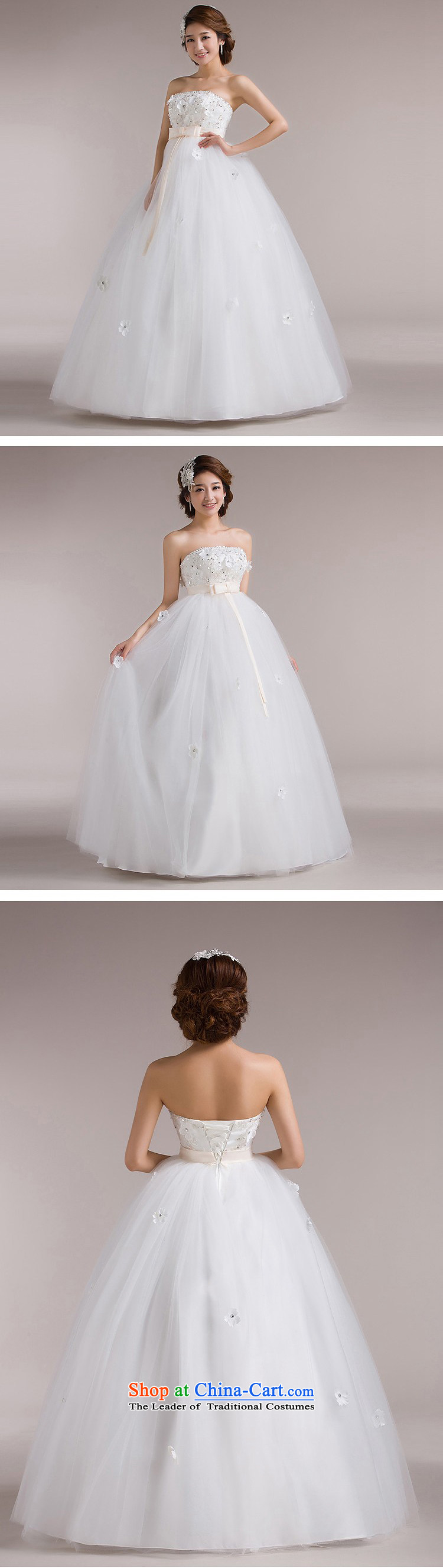 No  new 2015 bride embroidered Korean Top Loin of pregnant women bow tie alignment with Chest straps sweet princess wedding white picture, prices, S brand platters! The elections are supplied in the national character of distribution, so action, buy now enjoy more preferential! As soon as possible.