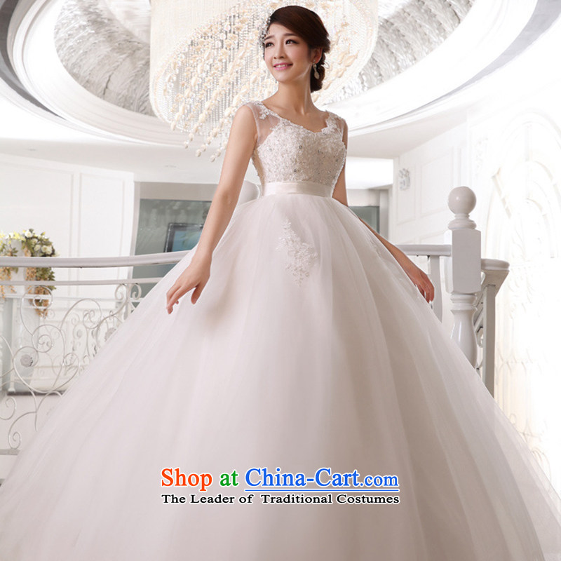 Embroidered brides is 2015 marriages Top Loin wedding dresses shoulder strap with white M is pregnant women embroidered bride shopping on the Internet has been pressed.