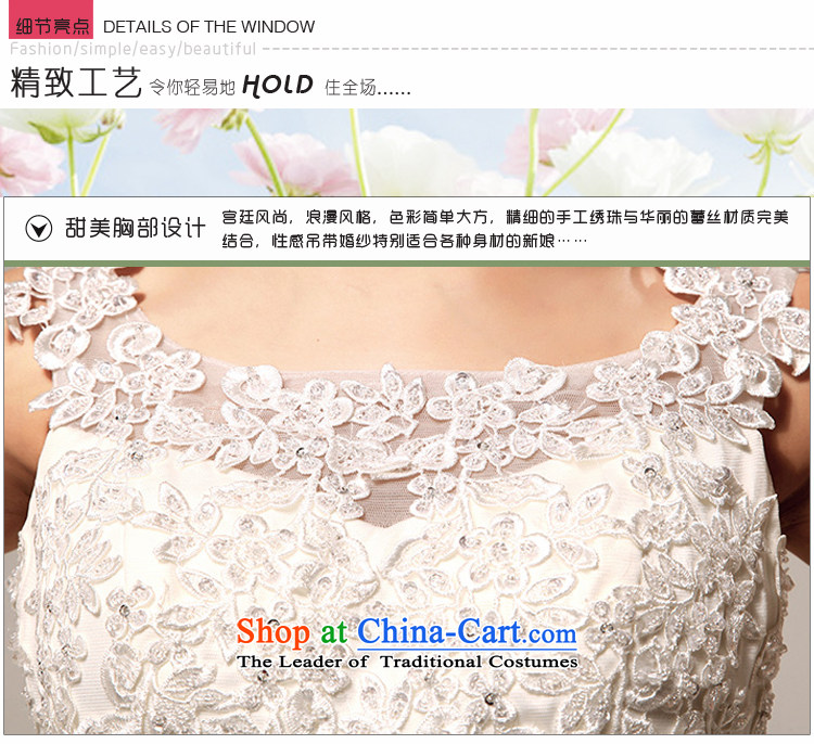 2014 new bride love Korean Won-sweet lace shoulder straps to align marriages wedding dress m White made no returns - Size of pictures, please leave a message price, brand platters! The elections are supplied in the national character of distribution, so action, buy now enjoy more preferential! As soon as possible.