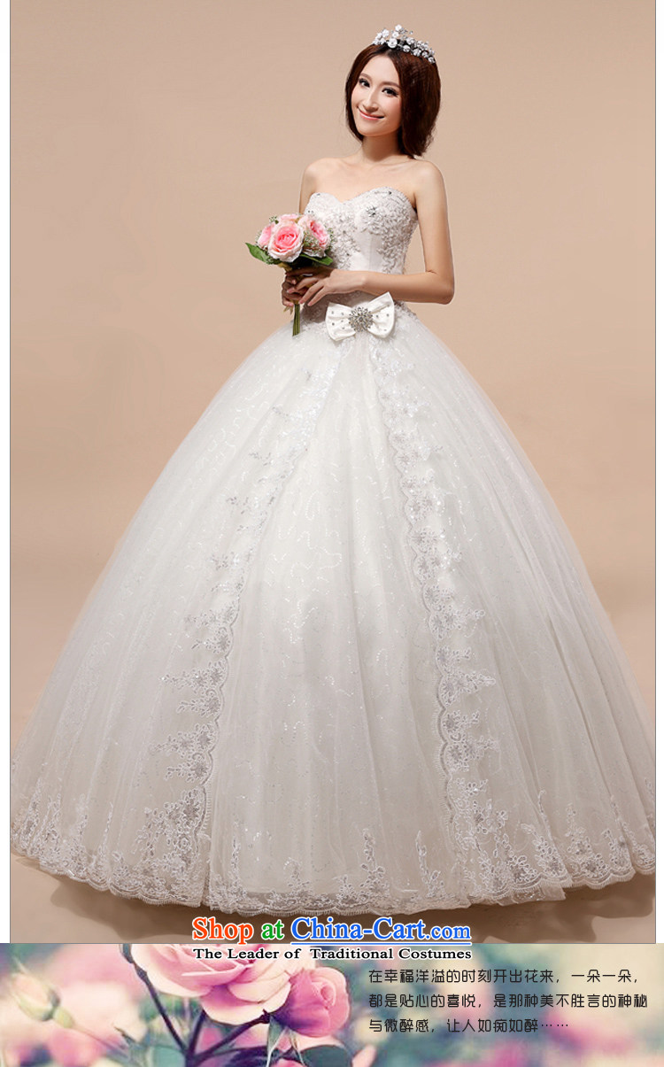 Baby bride wedding dresses 2014 new Korean anointed chest wedding grid yarn straps wedding White XXL pregnant women pictures, prices, brand platters! The elections are supplied in the national character of distribution, so action, buy now enjoy more preferential! As soon as possible.