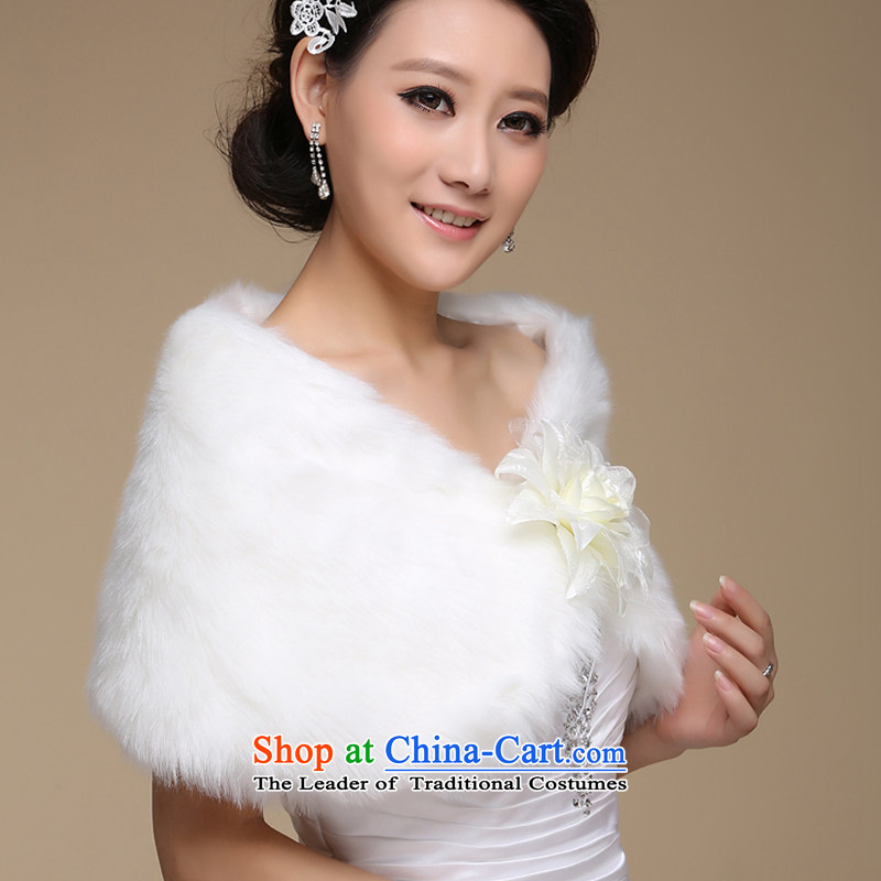There is gross shawl embroidered bride wedding dresses qipao shawl bridesmaid to married women of autumn and winter shawl, m White embroidered bride shopping on the Internet has been pressed.