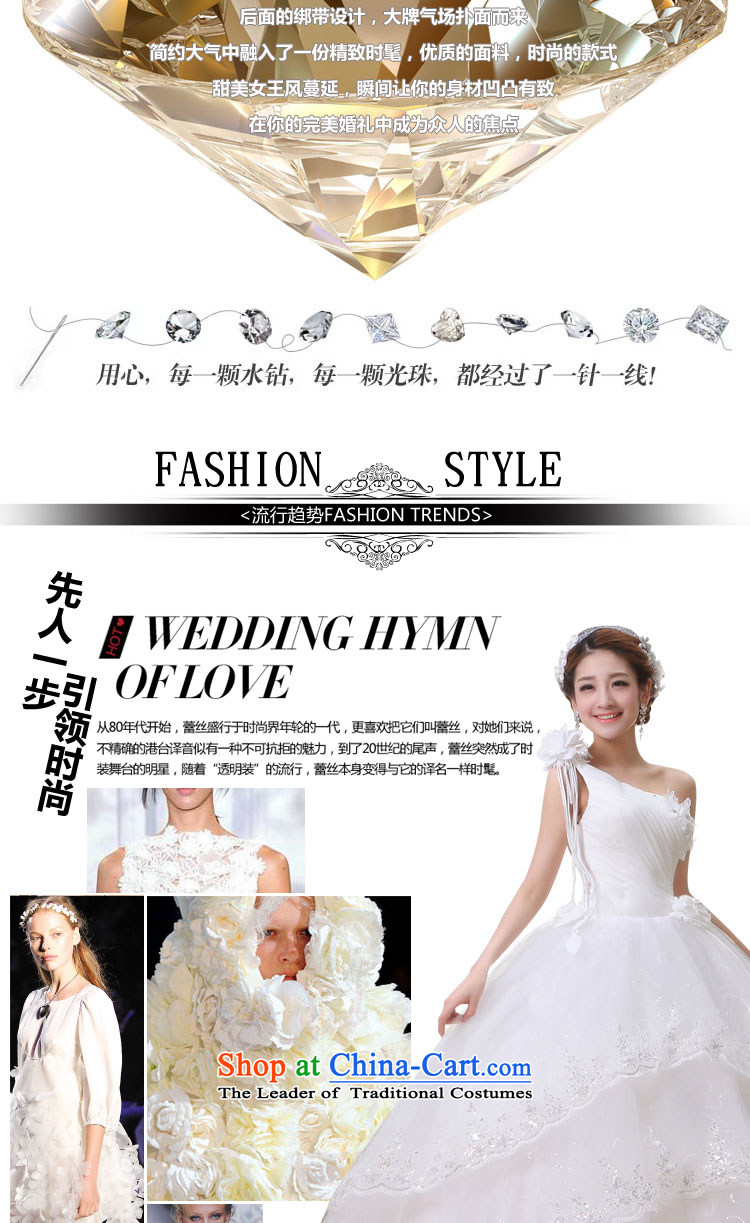 Embroidered is the new Korean brides 2015 edition sweet to click Align the princess shoulder straps flowers marriage wedding White XXL picture, prices, brand platters! The elections are supplied in the national character of distribution, so action, buy now enjoy more preferential! As soon as possible.