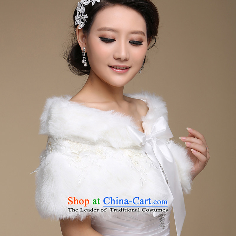 There is gross shawl embroidered bridal dresses qipao bridesmaid to married women of autumn and winter shawl, m White embroidered bride shopping on the Internet has been pressed.