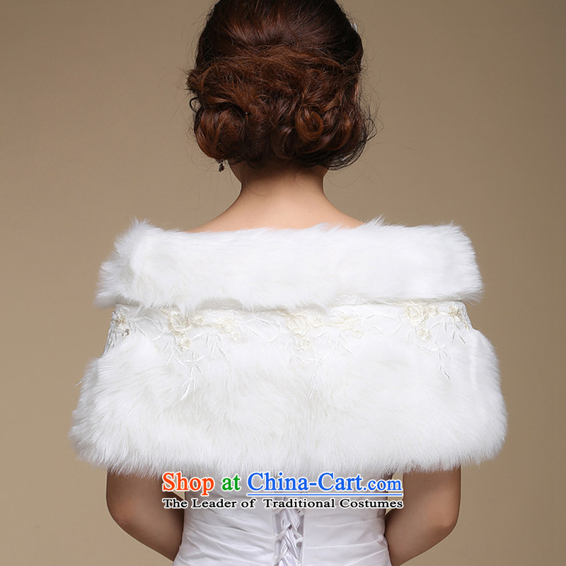 There is gross shawl embroidered bridal dresses qipao bridesmaid to married women of autumn and winter shawl, m White embroidered bride shopping on the Internet has been pressed.