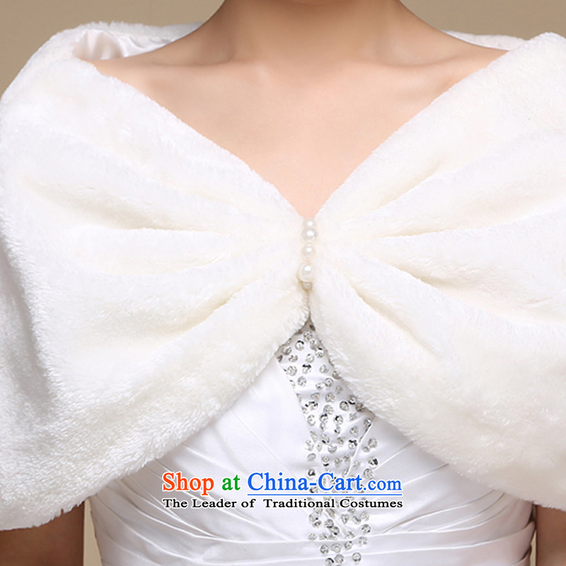 There is an elegant shawl embroidered marriages embroidered pearl bride wild short-haired, wedding gross shawl embroidered, white bride shopping on the Internet has been pressed.