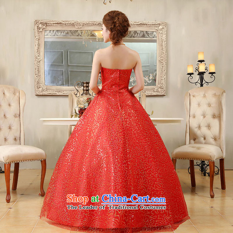 No new Phoenix bride embroidered wedding services extra large red bride bows service code will get married late binding with video thin red XXL, dress is embroidered bride shopping on the Internet has been pressed.