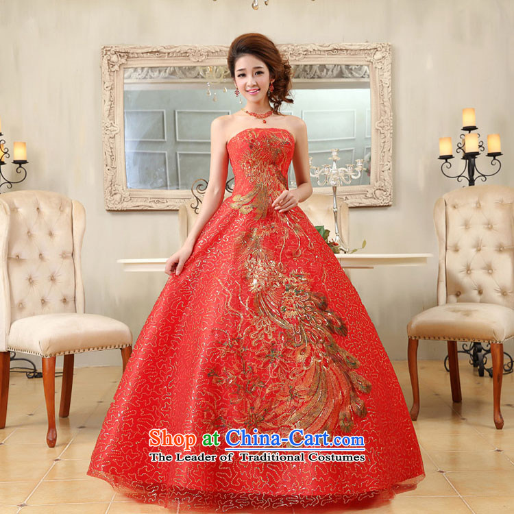 No new Phoenix bride embroidered wedding services extra large red bride bows service code will get married late binding with video thin red dress XXL picture, prices, brand platters! The elections are supplied in the national character of distribution, so action, buy now enjoy more preferential! As soon as possible.