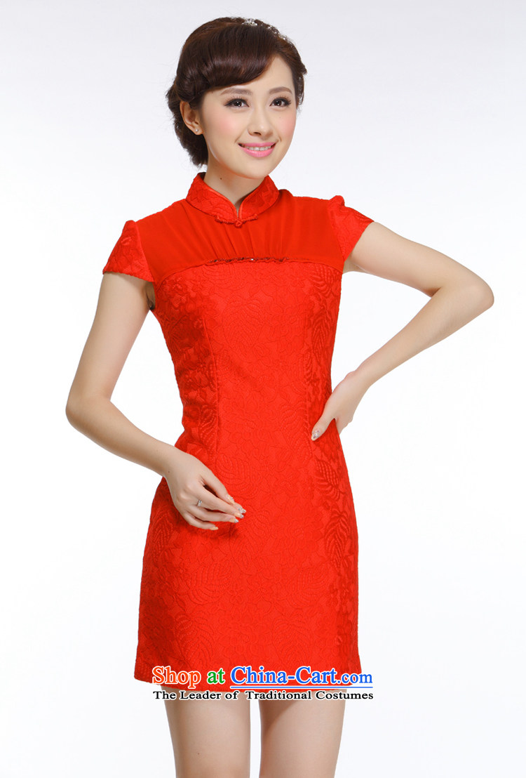 The former Yugoslavia Li known spring 2015 NEW OSCE root yarn Diamond red qipao gown exquisite Chinese brides upscale QW010 replacing red L picture, prices, brand platters! The elections are supplied in the national character of distribution, so action, buy now enjoy more preferential! As soon as possible.
