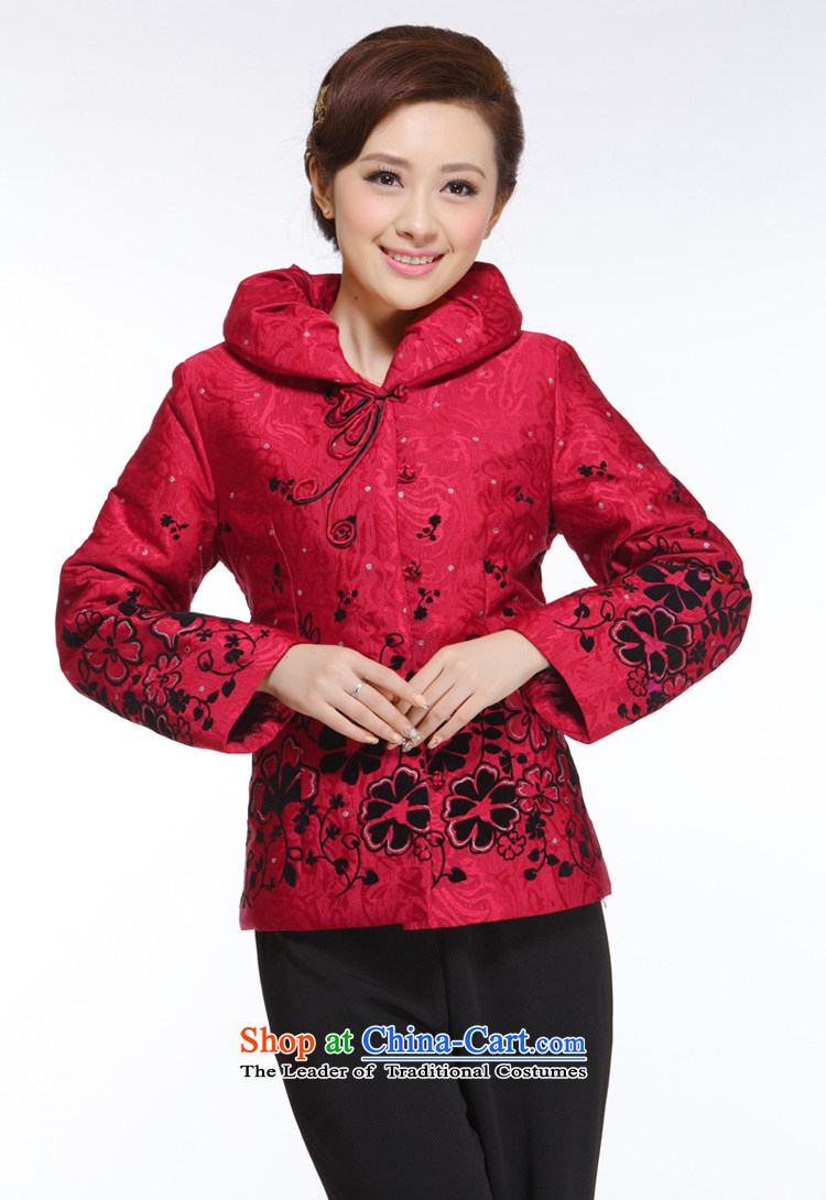 The former Yugoslavia Li know new autumn and winter 2015 Ms. Tang tray clip on red cotton-iron for improved shirt  QB-002 gross red XL Photo, prices, brand platters! The elections are supplied in the national character of distribution, so action, buy now enjoy more preferential! As soon as possible.