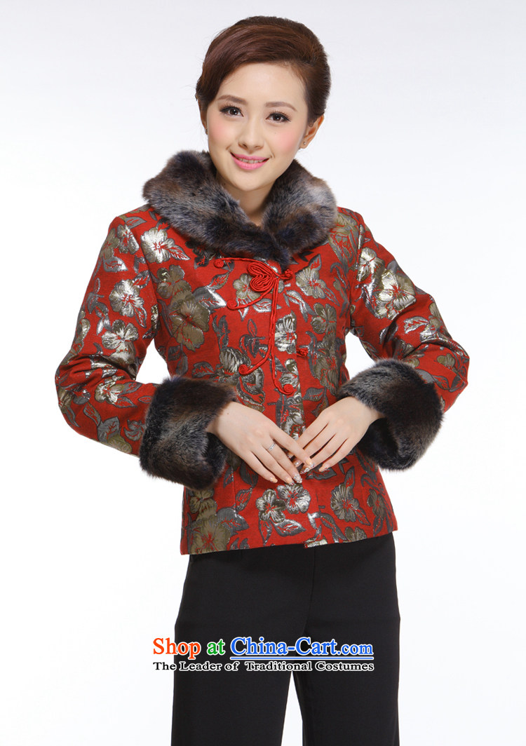 The former Yugoslavia Li aware of the new 2014 Ms. Tang replacing older cotton in mother coat improved Stylish coat QN102 collar and black and red Gross Gross XXXL for pictures, prices, brand platters! The elections are supplied in the national character of distribution, so action, buy now enjoy more preferential! As soon as possible.